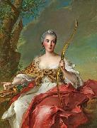 Jjean-Marc nattier Madame de Maison-Rouge as Diana oil